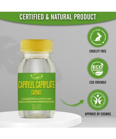 Buy Cosmetic Grade Caprylyl Caprylate/Caprate - Emollient for Sensitive Skin Body & Baby Care - 3.52 Oz - International Shipping Available - Buy Online on SooperMarket.com