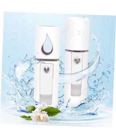 Baluue Face Sprayer Facial Spa Steamer Mini Humidifier Makeup Brishes Facial Spray Mist Face Steamer White - Buy Online on SooperMarket.com