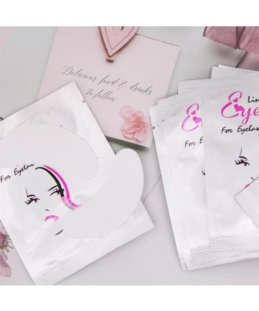 Eye Gel Pads - 50 Pairs of Eyelash Lash Extension Under Eye Gel Pads Lint Eye Patches Beauty Mask Tool Makeup for Pro Salon and Individual - Buy Online on SooperMarket.com