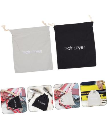 WOONEKY 2pcs Hair Dryer Storage Bag Practical Bags Bag Organizer for Traveling Blow Dryer Attachment Fabric - Buy Online on SooperMarket.com