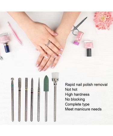 NAROOTE Nail Grinding Heads Nail Art Grinding Head Dead Skin Removal Nail Drill Bits Sanding Polishing Head Set(GH-06) - Buy Online on SooperMarket.com