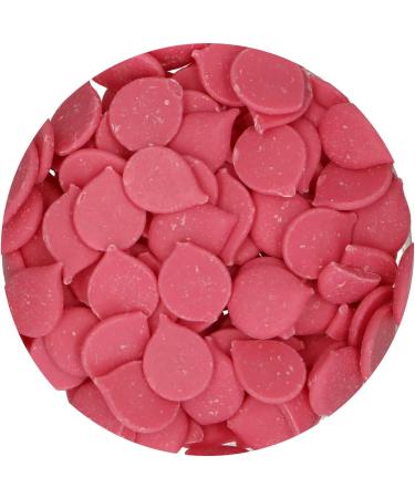 FunCakes Deco Melts Pink AZO Free 250g - Vibrant Pink Candy Melts for Baking and Decorating - Buy Online on SooperMarket.com