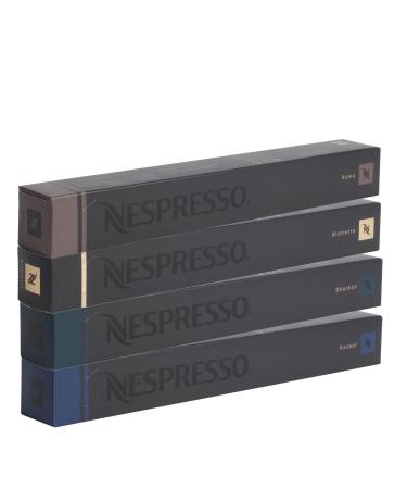 40 Nespresso mix (10 x Kazaar 10 x Dharkan 10 x Ristretto 10 x Roma)