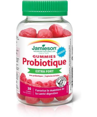 Jamieson Extra Strength Probiotic Gummies 30 Gummies & Vitamin C Gummies 60 Gummies Nutritional Supplement+ Gummies 250 mg - Buy Online on SooperMarket.com