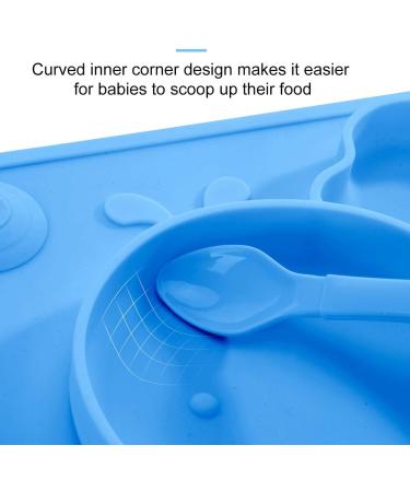 Super Kitchen Silicone Baby Suction Plate for Feeding | Blue | 1 Count - Buy Online on SooperMarket.com