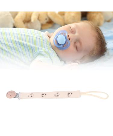 Soft Pacifier Holder Leash for Toddlers - Stylish Clip with Metal Buckle & Beautiful Patterns - International Shipping Available - Buy Online on SooperMarket.com