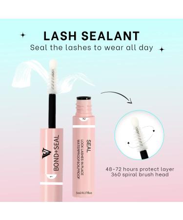VAVALASH Lash Bond & Seal - Strong Hold Cluster Lash Glue for DIY Extensions Waterproof Long Retention (10ml - Buy Online on SooperMarket.com