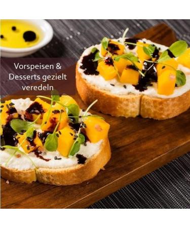 Delicious Balsamic Cream with Orange Lemon - 1 x 250 ml Crema Gluten Free from Greece Perfect for Fish Seafood or Salad - Buy Online on SooperMarket.com