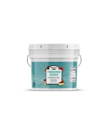 Powdered Sugar By Unpretentious Baker (1 Gallon) Confectioners Sugar, For Baking, Candy Making, Desserts 1 Count (Pack of 1)