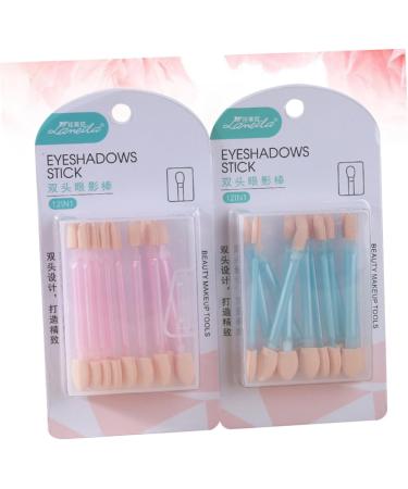 Beavorty 24Pcs makeup brush foam eyeshadow makeup eyeshadow brush Eye shadow brush blush Miss mix - Buy Online on SooperMarket.com