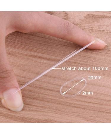 500 Pieces Elastic Hair Ties - Durable Mini Rubber Bands for Kids' Braids & Hairstyles | Soft Transparent Hair Bands for Weddings & Dreadlocks - Buy Online on SooperMarket.com