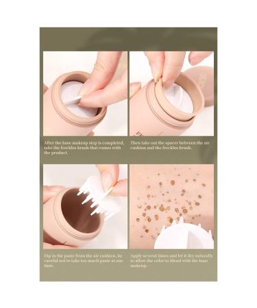 WALULAN Freckle Pencil - Sweatproof, Waterproof, Long Lasting Freckle Stamp for Airbrush Foundation - Spot Light Colors - Buy Online on SooperMarket.com