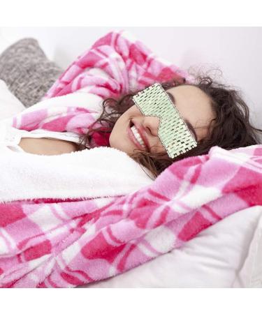 Natural Jade Sleep Mask for Hot and Cold Therapy - Reduce Puffy Eyes, Sinus & Headaches - Buy Online on SooperMarket.com