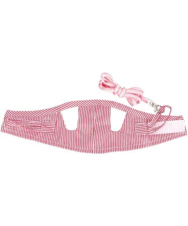 HEEPDD Small Animal Dishes & Leash for Guinea Pigs Squirrels Hedgehogs Chinchillas - Red L | Durable Pet Clothing & Accessories - Buy Online on SooperMarket.com