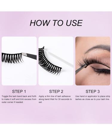 FADLASH Clear Eyelash Glue - Super Strong Hold, Waterproof, Latex-Free Lash Adhesive 5.5ml - Buy Online on SooperMarket.com