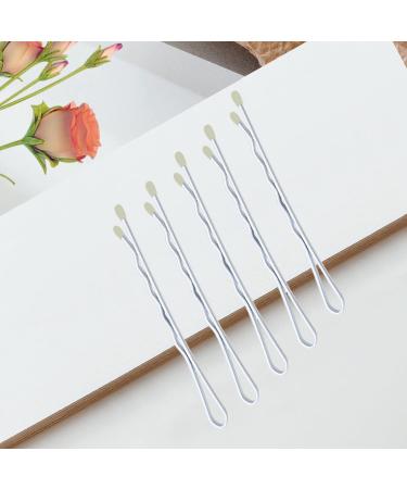 METLUCK 200Pcs White Bobby Pins - Hair Accessories for Women, 2.2 inch White Gray Hair Pins - Buy Online on SooperMarket.com