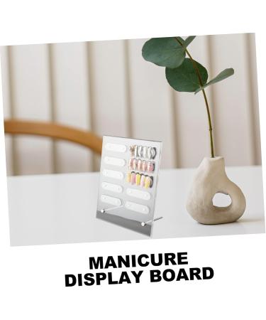 HAPINARY 1 Set Nail Display Board Magnetic Nail Art Display Board Nail Art Showing Board Nail Art Display Stand Nail Art Magnetic Display Board Nail Salon Display Boards Nail Salon Supply 20.00X16.00X0.40CM Transparent 1 - Buy Online on SooperMarket.com