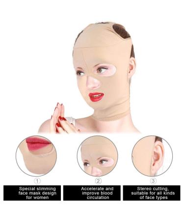 V Face Slimming Bandage | Reduce Double Chin | Facial Contouring Belt for Weight Loss - Size M - Buy Online on SooperMarket.com