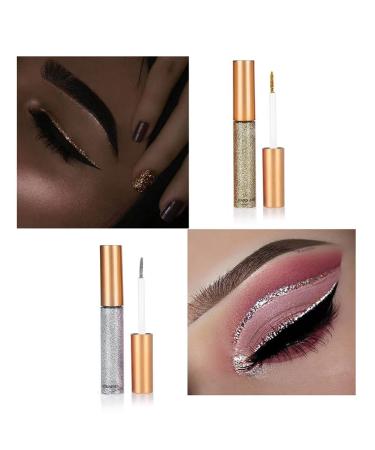 Glitter Eyeliner Liquid Set - 10 Colors Waterproof & Long Lasting Metallic Eye Pens - Buy Online on SooperMarket.com