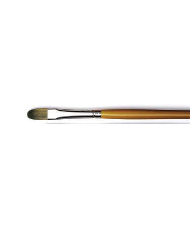 Isabey Isacryl Synthetic Brush, Filbert, 6, Natural 6 Natural