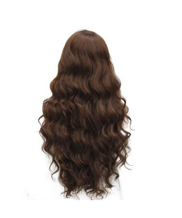 Buy SHIYID Very Long Wavy Black Brown Synthetic Lace Wig - International Shipping Available | Top Quality & Stylish Hairstyle - Buy Online on SooperMarket.com