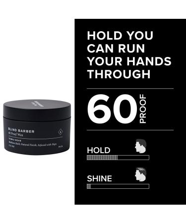 Blind Barber 60 Proof Wax - Medium Hold Matte Styling Wax for Men with Volumizing Hops Extract - 2.5oz - Buy Online on SooperMarket.com