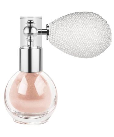 Glitter Body Spray Face Hair Highlighter Spray Shimmer High Gloss Powder Sparkle Makeup Cosmetic (03# Nude Pink)