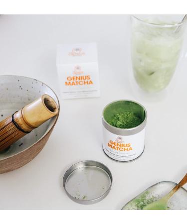 Organic Ceremonial Grade Matcha with Lions Mane & Cordyceps Mushroom Extract - Energy & Focus Boost | Japanese Origin by RachaelsGoodEats - Buy Online on SooperMarket.com
