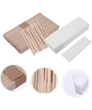 Buy MAGICLULU 800pcs Disposable Beauty Bar Spatula - Natural Birch Accessories for Face | International Shipping Available - Buy Online on SooperMarket.com