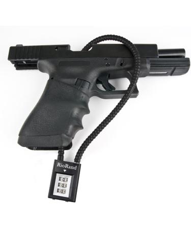 RioRand Trigger Lock 3 Digit Combination Gun Cable Lock 15 Inch - 3 Pack - Buy Online on SooperMarket.com
