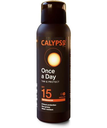 Calypso Once A Day Tan & Protect SPF15 - 200 ml SPF 15 single - Buy Online on SooperMarket.com