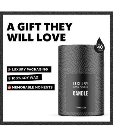Schnoodle Candle - 220g Soy Wax with Madagascan Vanilla Jasmine & Sugared Almond - Perfect Schnoodle Gift by Makester - Buy Online on SooperMarket.com