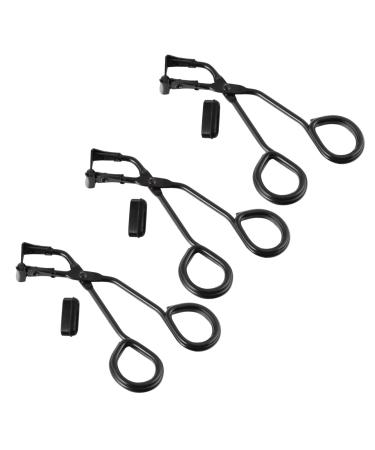 HAPINARY 3 Sets Silicone Eyelash Curler Mini Lash Curler Eyelash Eye Lash Curler Portable Eyelash Curler Eye Lashes Curling Clip Makeup Tool Fake Lashes Eyelash Clamp Silicone Strip