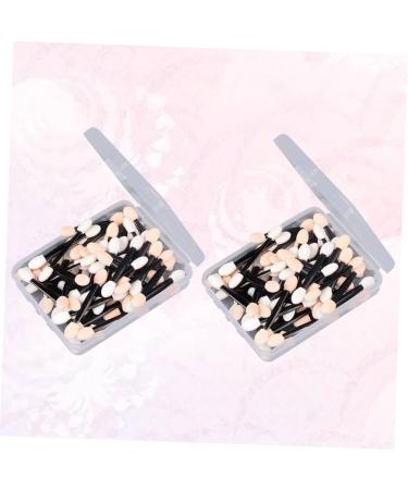 BELLIFFY 100 Pcs Eyeshadow Professional Makeup Brushes Travel Makeup Application Brushes Makeup Tools Size 2 Black - Buy Online on SooperMarket.com