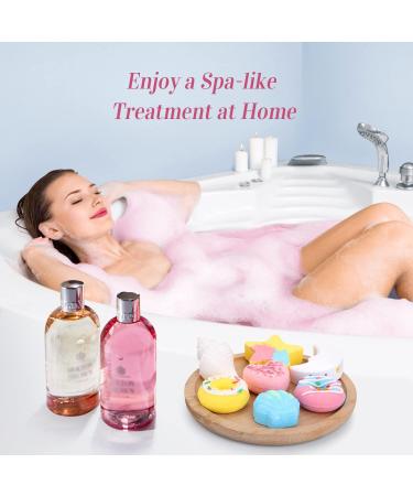 MAQUITA 6Pcs Handmade Shower Bath Bombs - Luxury Spa Kit for Girls, Beauty Gift Set for Christmas, Valentine's, Birthday, Mother's Day & Anniversary - Buy Online on SooperMarket.com