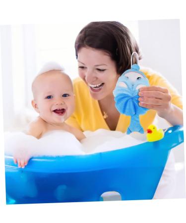 NOLITOY 6 Pcs Kids Bath Balls - Exfoliating Mesh Brush & Sponge Set | Cute Bath Scrubber for Children - Ideal for Newborns & Toddlers - Buy Online on SooperMarket.com
