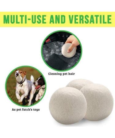 PLGEBR Wool Dryer Balls Fabric Reusable Softener Laundry 6cm Wool Dryer Balls Washing Washing Machine Balls Accessories Practical dryer Balls balls dryer Balls organic laundry balls dryer Drying ball - Buy Online on SooperMarket.com