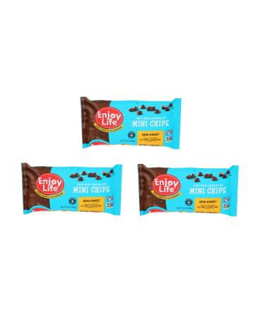 Enjoy Life Semi Sweet Chocolate Mini Chips 10 oz-SET OF 3