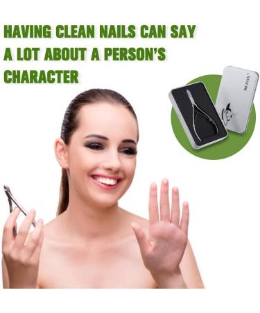 BEZOX Stainless Steel Cuticle Clippers - Professional Manicure Cuticle Nipper (6mm) Sand Silver - Buy Online on SooperMarket.com