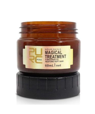 HZZYJ Magical Hair Treatment Mask  Hair Mask for Dry Damaged Hair  Professtional Hair Conditioner 5 Seconds to Restore Soft Fights Breakages and Split Ends Protect Hair Roots-60ml