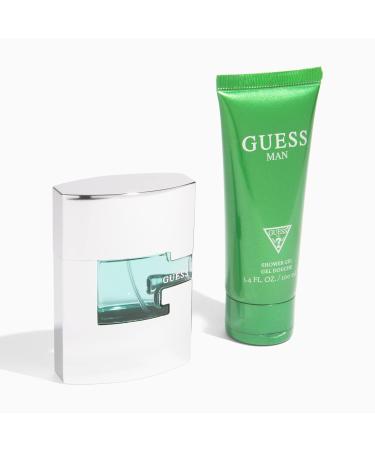 GUESS Man Eau de Toilette 2 Piece Travel Set - Cologne Spray 1.7 Fl. Oz. & Shower Gel 3.4 Fl. Oz. 5.1 Fl Oz (Pack of 1) - Buy Online on SooperMarket.com