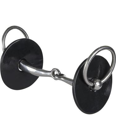 LeMieux Silicone Horse Bit Equestrian Rings Pairs in Black - Soft Pliable Reduces Chafing & Rubbing - One Size - Buy Online on SooperMarket.com