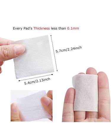 1000 Pcs Ultra Thin Makeup Facial Cotton Pads - Lint Free Dry Nails/Lips/Eyes Polish Remover - Square Cosmetic Beauty Pads - Non-Woven Makeup Remover - Plain Weave Box-packed - Buy Online on SooperMarket.com