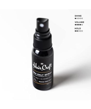Hair Craft Co. Sea Salt Spray 1oz - Men's Volumizing Texturizing Styling Product - Stylist Approved for Beachy Matte Finish - Buy Online on SooperMarket.com