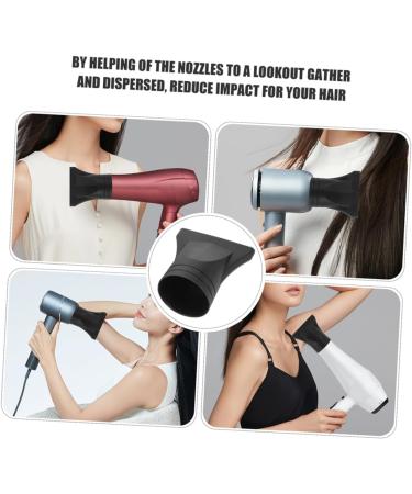 FOYTOKI 4pcs Plastic Hair Dryer Narrow Nozzle Accessory for Hairdryer Blow Dryer Nozzle Black - Buy Online on SooperMarket.com