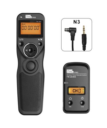 Pixel TW-283 N3 Wireless Shutter Remote Control Tiner Remote Shutter Release for Canon Eos 5D Mark IV 5D 6D 7D Mark 1DX MARKII R5 R6 50D 40D 30D 20D 10D D60 D30 D2000 EOS-1V EOS-3 TW-283N3 for Canon