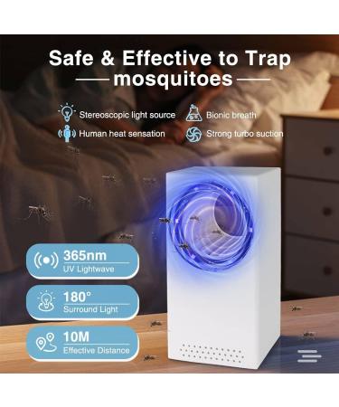 Bug Zapper Indoor Mosquito Zapper with UV Light USB Rechargeable Indoor Insect Trap Portable Electric Bug Zapper Insect Trap Lamp for Camping Bedroom Kitchen Office Home - Buy Online on SooperMarket.com