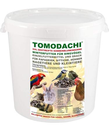 Tomodachi chicken food sunflower seed chicken extra rus chicken reward chicken snack chicken daily bird feed supplementary lining chicken sunflower seeds stripped xxl 1kg bucket