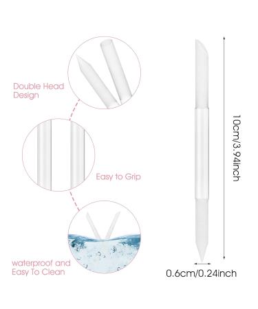 Buy WLLHYF 3-Piece Glass Cuticle Pusher & Nail File Set - Dual Ended Manicure Tool for Cuticle Care - Ships Internationally - Buy Online on SooperMarket.com