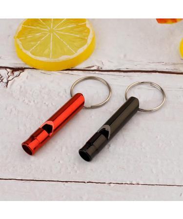nuoshen 2 Pcs Dog Whistle Black Red Dog Training Whistle Dog Whistles for Recall and Pet Behavior Control - Buy Online on SooperMarket.com
